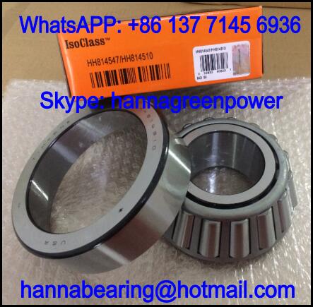 HH814547/HH814510 Single Row Inch Taper Roller Bearing 66.675x152.4x53.975mm